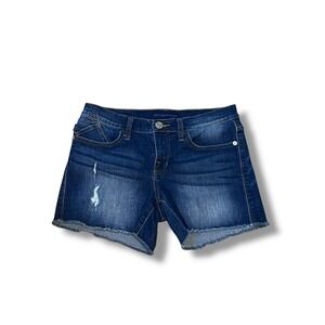 Rock &‎ Republic Hula Dark Wash Blue Jean Cutoff Shorts 6